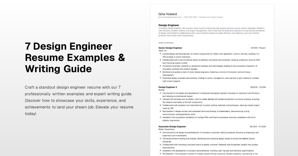 What is a role of design engineer?